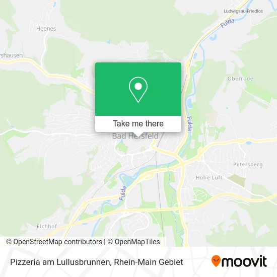Карта Pizzeria am Lullusbrunnen