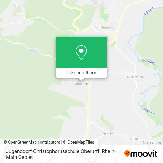 Карта Jugenddorf-Christophorusschule Oberurff