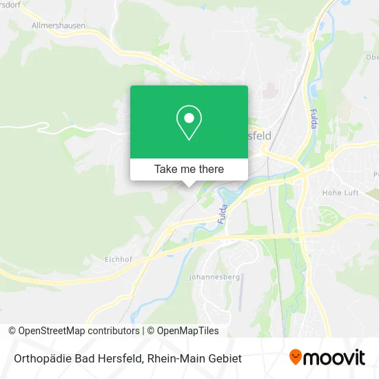 Карта Orthopädie Bad Hersfeld