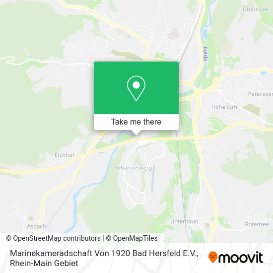 Карта Marinekameradschaft Von 1920 Bad Hersfeld E.V.