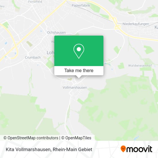 Карта Kita Vollmarshausen