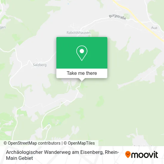 Карта Archäologischer Wanderweg am Eisenberg