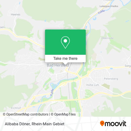 Карта Alibaba Döner