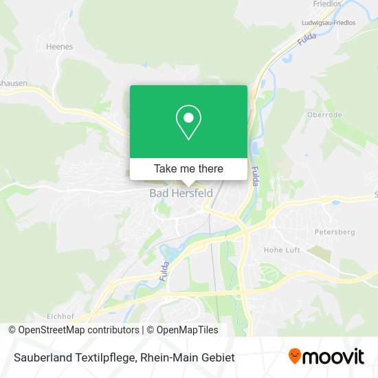Карта Sauberland Textilpflege