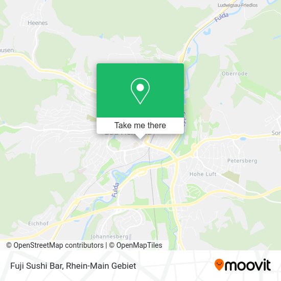 Карта Fuji Sushi Bar