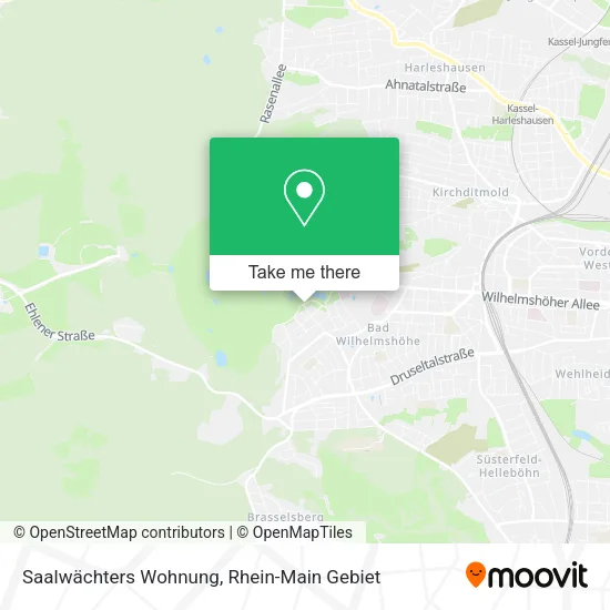 Карта Saalwächters Wohnung