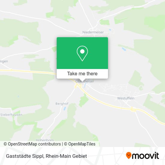 Карта Gaststädte Sippl