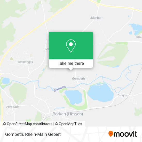 Gombeth map