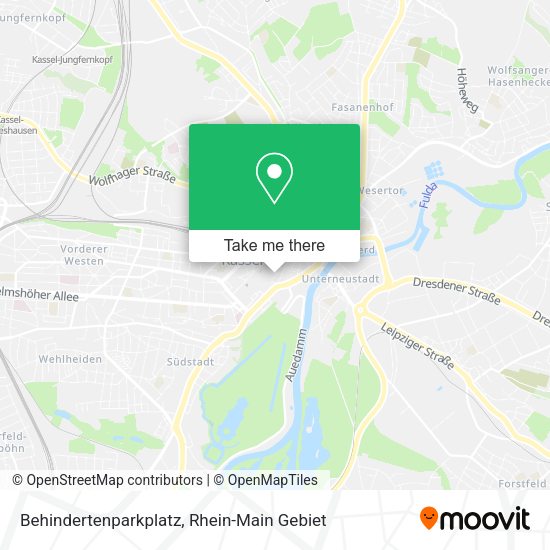 Карта Behindertenparkplatz