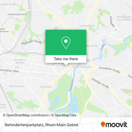 Карта Behindertenparkplatz