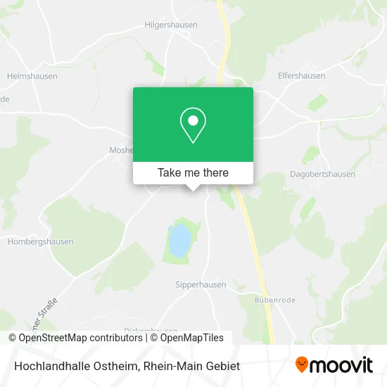 Hochlandhalle Ostheim map