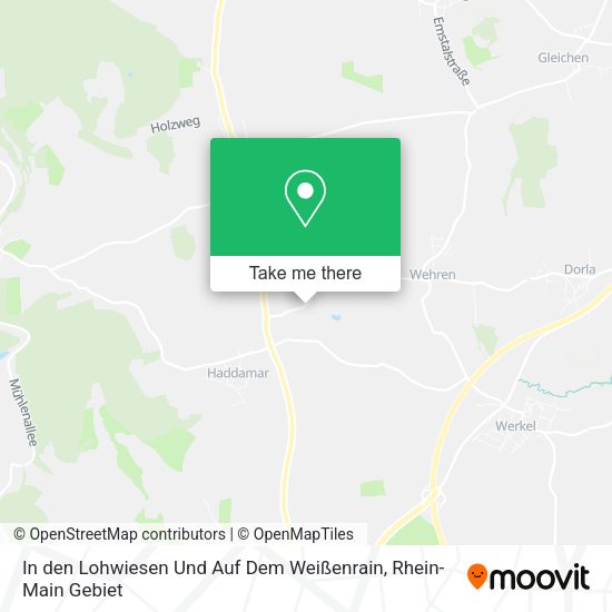 Карта In den Lohwiesen Und Auf Dem Weißenrain