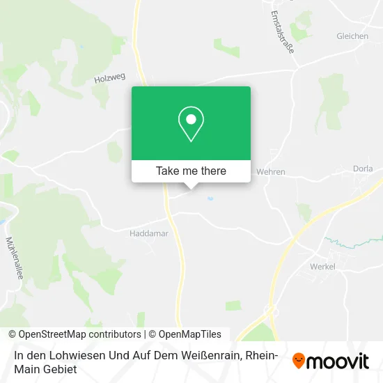 Карта In den Lohwiesen Und Auf Dem Weißenrain