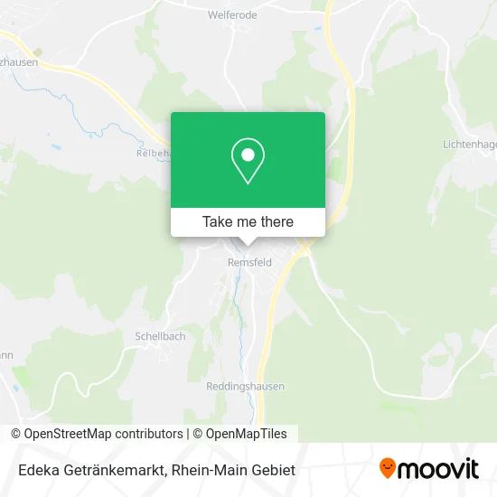 Карта Edeka Getränkemarkt