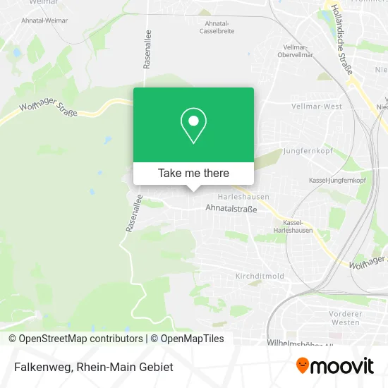 Карта Falkenweg