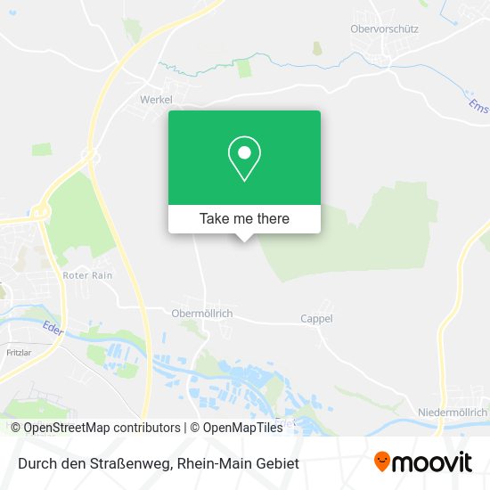 Карта Durch den Straßenweg