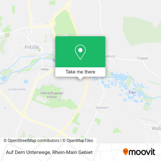 Карта Auf Dem Unterwege