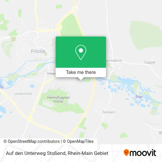 Карта Auf den Unterweg Stoßend