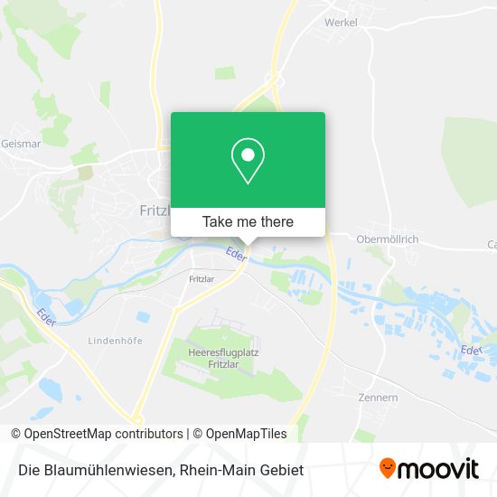 Карта Die Blaumühlenwiesen