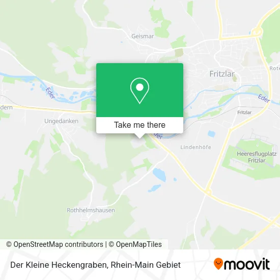 Карта Der Kleine Heckengraben