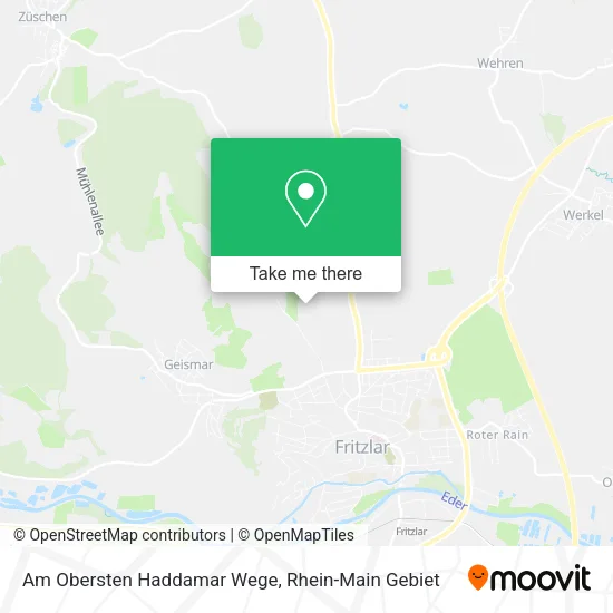 Карта Am Obersten Haddamar Wege