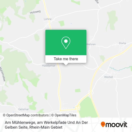 Карта Am Mühlenwege, am Werkelpfade Und An Der Gelben Seite