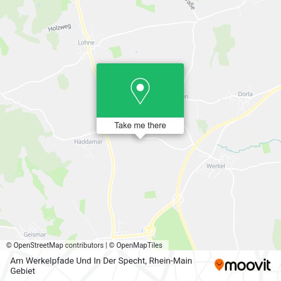 Карта Am Werkelpfade Und In Der Specht
