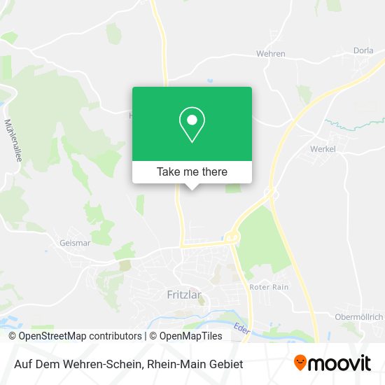 Карта Auf Dem Wehren-Schein