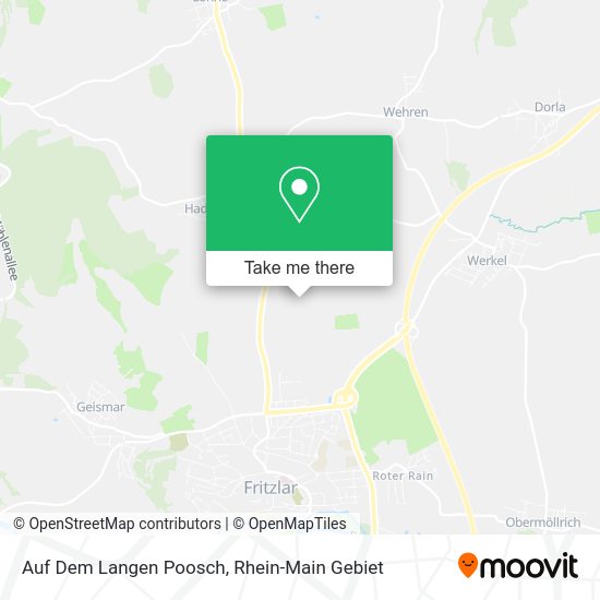 Карта Auf Dem Langen Poosch