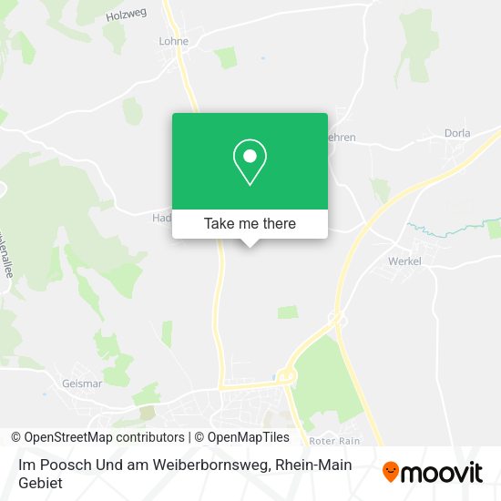 Карта Im Poosch Und am Weiberbornsweg