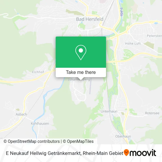 Карта E Neukauf Hellwig Getränkemarkt