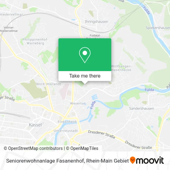 Карта Seniorenwohnanlage Fasanenhof