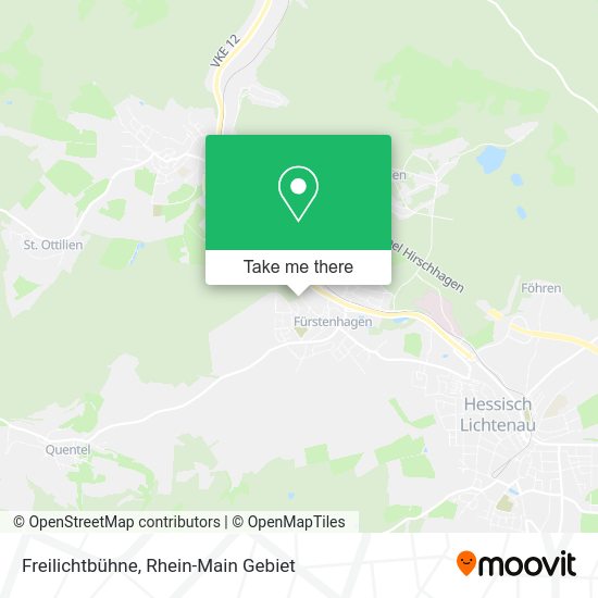 Карта Freilichtbühne