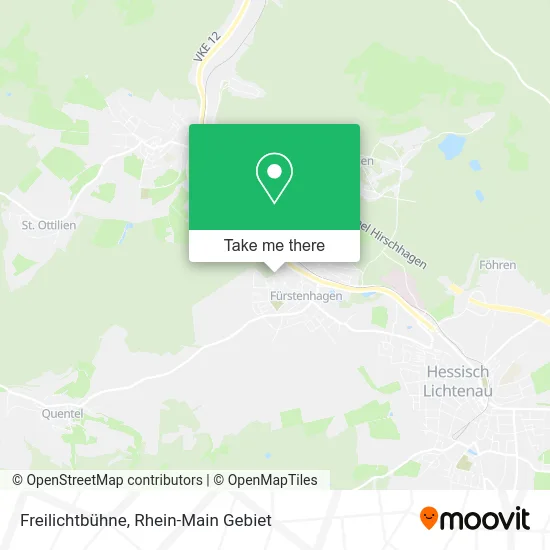 Карта Freilichtbühne