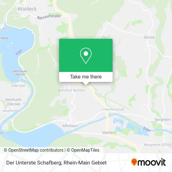 Карта Der Unterste Schafberg