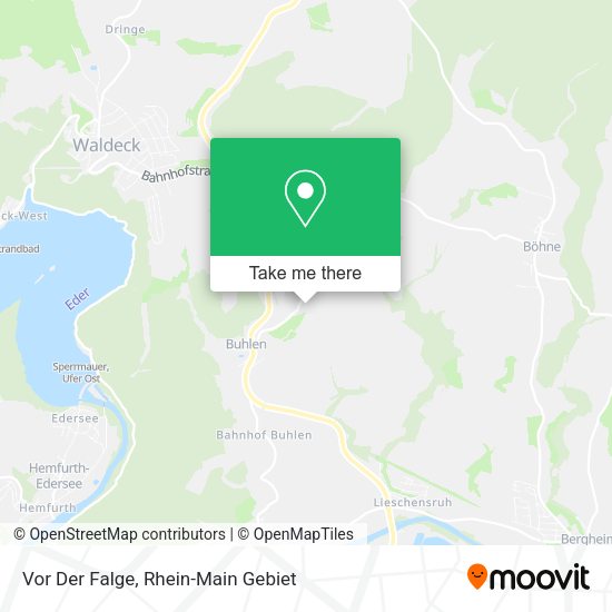 Карта Vor Der Falge