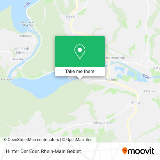 Карта Hinter Der Eder