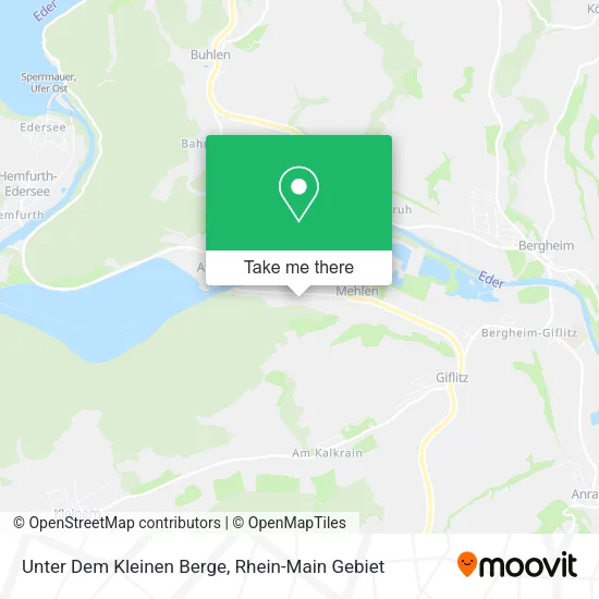 Карта Unter Dem Kleinen Berge