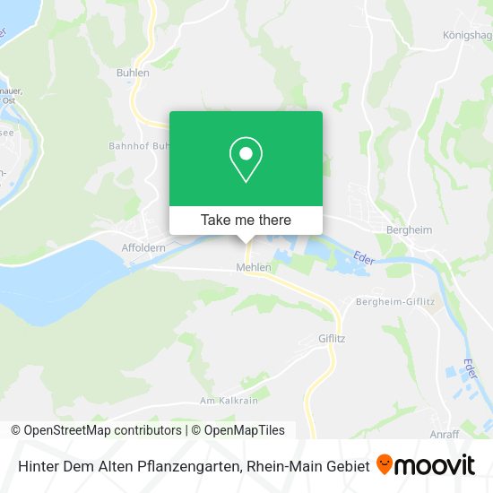 Карта Hinter Dem Alten Pflanzengarten