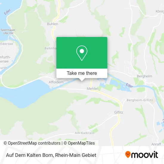 Карта Auf Dem Kalten Born