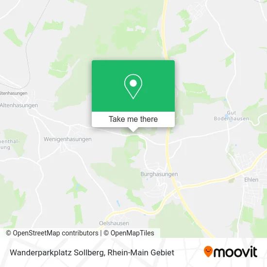 Карта Wanderparkplatz Sollberg