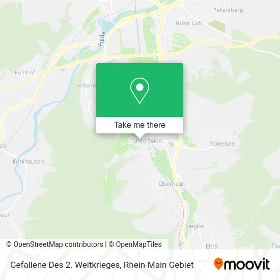 Карта Gefallene Des 2. Weltkrieges