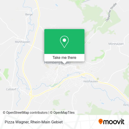 Карта Pizza Wagner