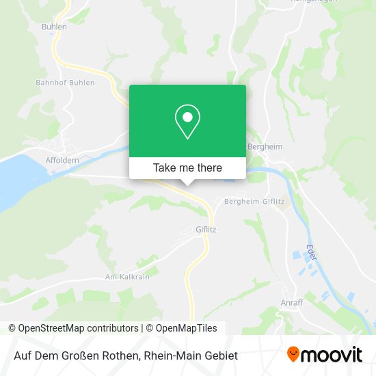 Карта Auf Dem Großen Rothen