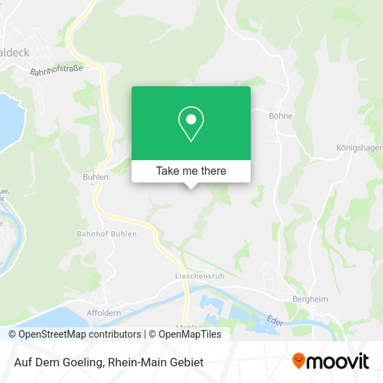 Карта Auf Dem Goeling