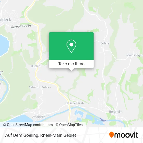 Карта Auf Dem Goeling