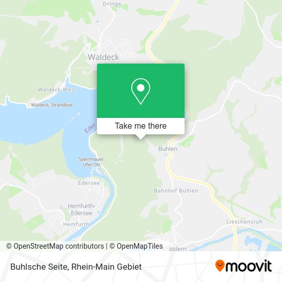 Карта Buhlsche Seite