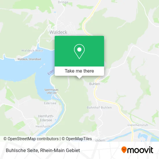 Карта Buhlsche Seite
