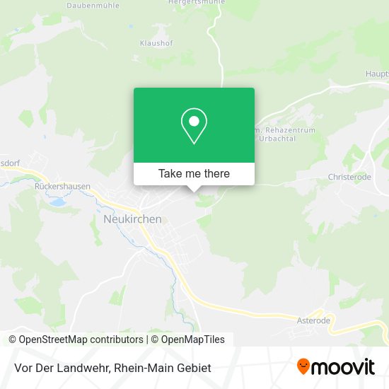Карта Vor Der Landwehr