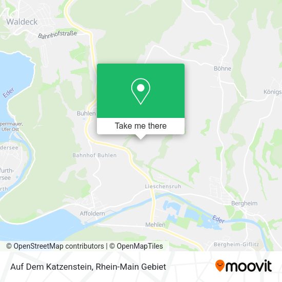Карта Auf Dem Katzenstein